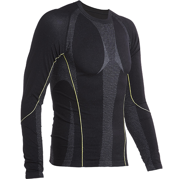 Tee-shirt manches longues sous-vêtement respirant North Ways Caproni noir taille 3XL / 4XL