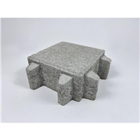 PAVE ECO 20X20X8 EC.3CM NOIR 25/M2