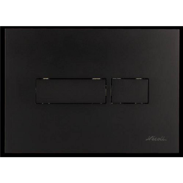 PLAQUE DE COMMANDE RECTANGULAIRE NOIR