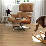 Parquet stratifié Classic 8/32 - 4 chanfreins avec système CLIC it! - 193 x 8 x 1292 mm - Chêne du Nord Marron Clair