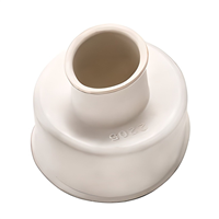 Manchon double à épaulement étanchéité chasse WC - Noyon et Thiebault - Diamètre 30-60 mm - Caoutchouc