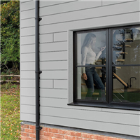 Bardage fibre ciment Cedral Click finition Smooth - couleur Gris argent C51 - ép.12,0 MM - 186 MM x 3600 MM