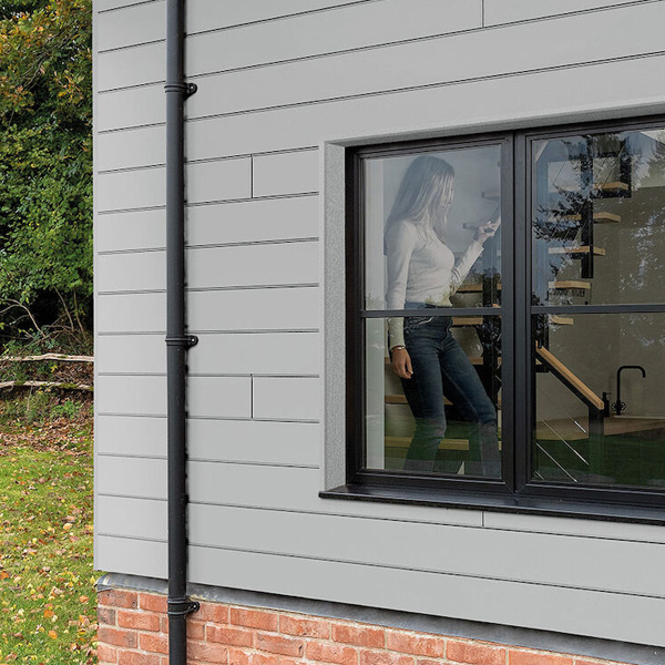 Lame de bardage Cedral Click finition Smooth - couleur Gris argent C51 - ép.12,0 MM - 186 MM x 3600 MM