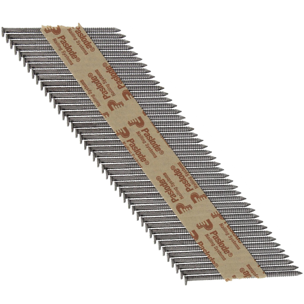 Clou cranté standard 34° Paslode bande papier pour cloueur PSN - 2,8 x 70 mm - boîte de 5000