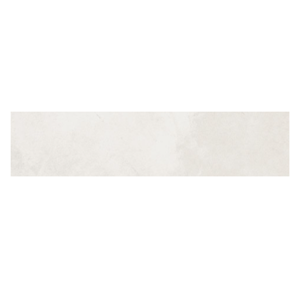 Plinthe de carrelage intérieur effet béton en grès cérame émaillé - Touch - 71,0 CM x 7,5 CM - Bianco