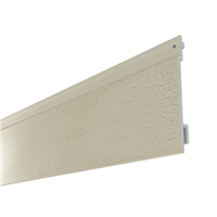 Bardage PVC extérieur effet crépi - Isocel Crépi - 154,00 MM x 18,00 MM - Long. 4,00 M - Ambre clair