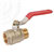 VANNE A SPHERE POIGN. ROUGE MF 2''