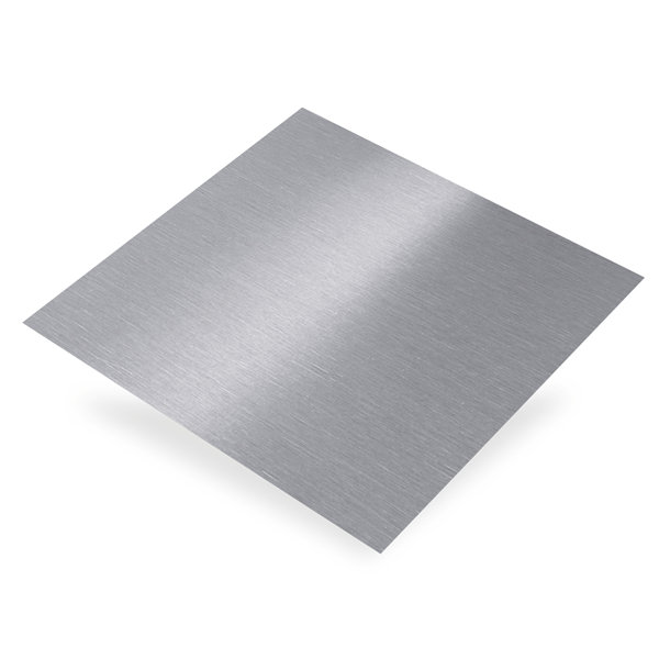 Plaque en aluminium anodisé lisse argent brossé - 500 x 1000 mm - épaisseur 0.5 mm CQFD 2015-5454
