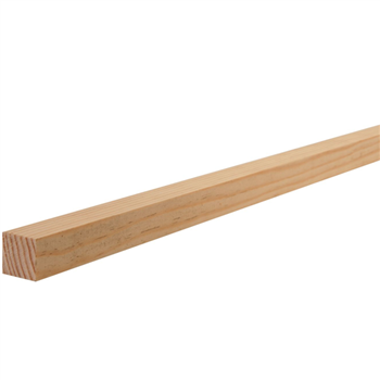Carrelet en pin des Landes sans nœud - bois PEFC - 18 MM x 18,0 MM - longueur 2,00 M