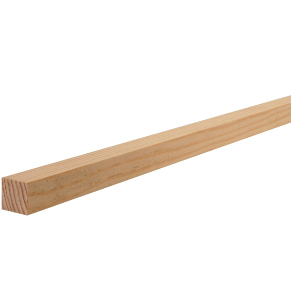 Carrelet en pin des Landes sans nœud - bois PEFC - 18 MM x 18,0 MM - longueur 2,00 M
