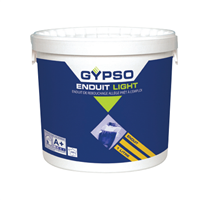 Enduit de rebouchage et lissage allégé - Gypso - prêt à l'emploi - seau de 1 LTR