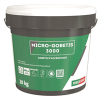 Gobetis d'accrochage pour enduits monocouches - Micro-Gobetis 3000 Parex - Seau de 20 kg