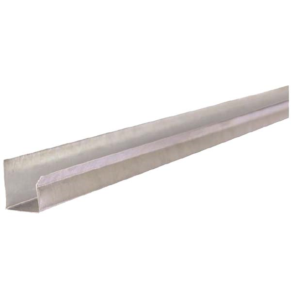 Lisse pour fourrure Gypso en acier galvanisé - 28,0 MM x 20,0 MM x 16,0 MM - Long. 3,00 M