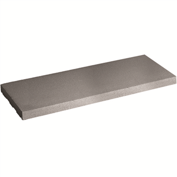 Chaperon de mur en béton - plat - coloris Gris - 100 x 30 cm - épaisseur 4 cm