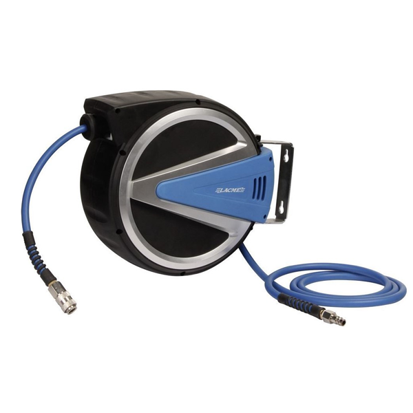 Enrouleur automatique air comprimé Lacmé carter fermé longueur 20 mètres 5/16"