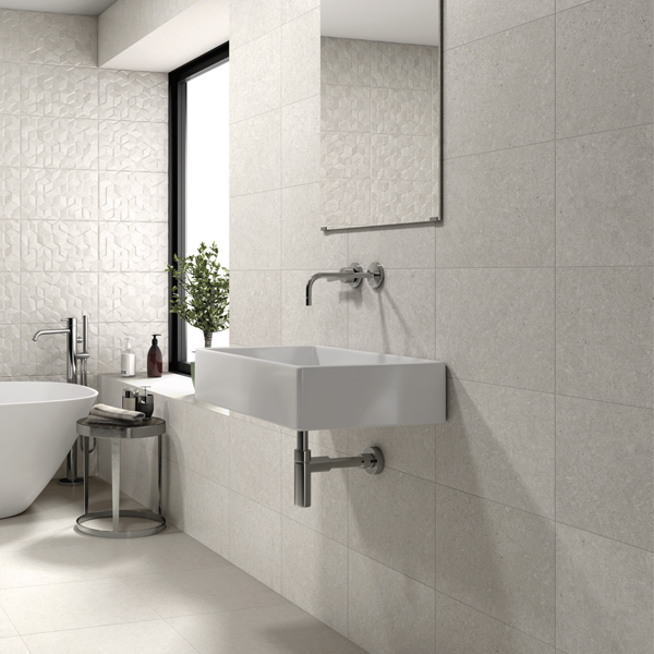 Faïence murale effet pierre - Edilis Evora - 60,0 CM x 30,0 CM - ép. 8,5 MM - Gris