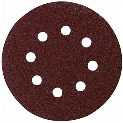 Disque velcro 8 trous diamètre 125 mm Grain 40 Lot de 10