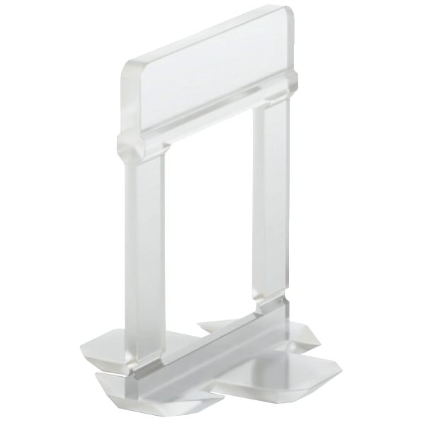 Croisillon autonivelant à cale Edilis pour carrelage grand format de 12 à 20 MM d'épaisseur - joint de 2 MM - 250 pièces