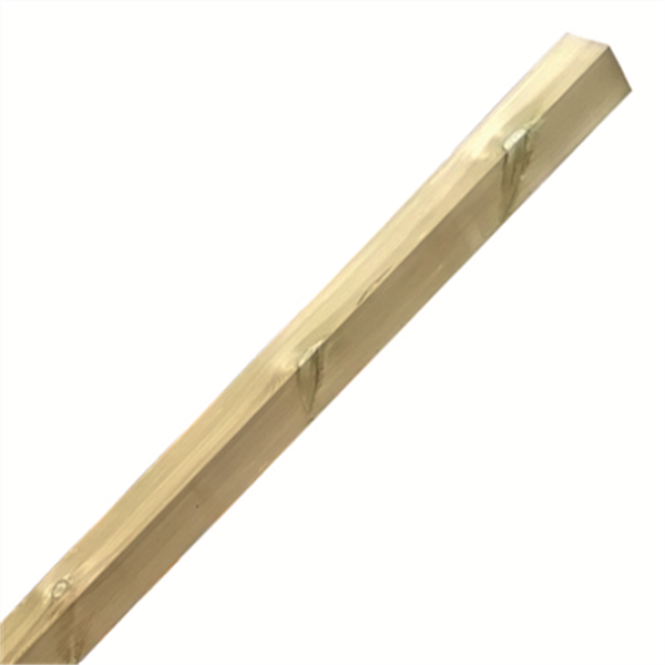 Bois d'ossature en Pin - raboté 4 faces AA - Traité Classe 4 Vert - 70 MM x 70 MM - 3,00 M