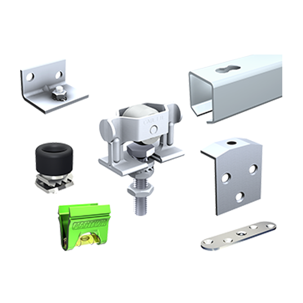 Ensemble CAD185A avec rail alu 1.85 mètres