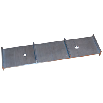 Fixation de couvertine pré-percée et invisible Ôdemur en aluminium - longueur 27,0 CM