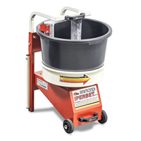 Malaxeur colle carrelage avec seau tournant IPERBET - capacité 300 kg/h - livré avec 2 seau 45L et pale pour malaxage