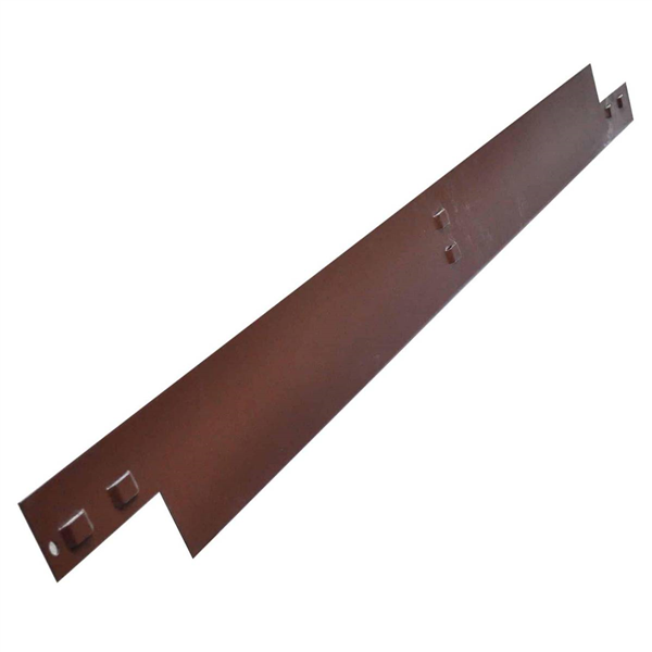 Bordure en acier Galvanisé Marron - 100 mm x 2,00 ml x 2 mm