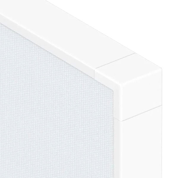 Profilé en zinc Blanc pour angle rentrant - Connect Thinline Corner - 28 x 28 mm - H. 45 mm