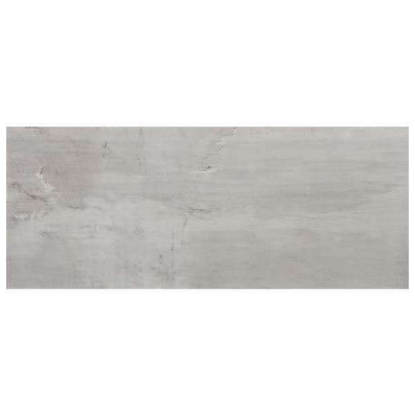 Carrelage imitation carreaux de ciment - Faïence salle de bain - Groove - 50,0 CM x 25,0 CM - ép. 8,50 MM - Gris