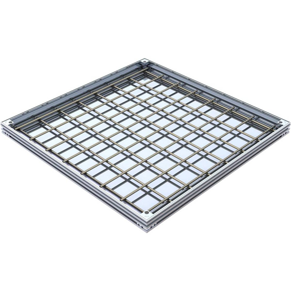 TRAPPE ACO UNIFACE ALUMINIUM 700X700MM H50MM L15 / 125KN