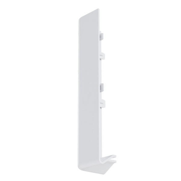 Angle extérieur 90° pour planche de rive Rivepro - Blanc - Hauteur 200,00 MM