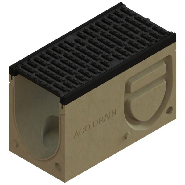 ELEMENT VISITE - 0.1 - MONOBLOCK URBAIN P200V COULEUR NATURELLE - FONTE - PREFOR