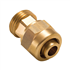 Raccord mâle à écrou tournant tube PER à compression - Diamètre 16 mm - M 20 x 27 - Laiton