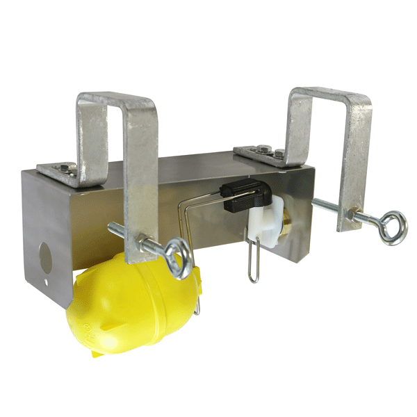 Bloc flotteur haut débit 26 L/min pression standard avec capot en tôle inox - LACABAC - transforme tout type de bac en abreuvoir à niveau constant
