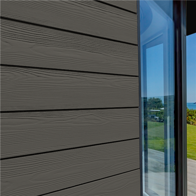 Bardage fibre ciment Cedral Click finition relief - 186 mm x 12,00 mm - L. 3,60 m - Anthracite C60