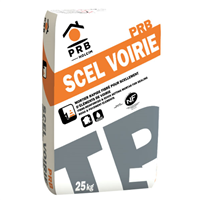 Mortier de scellement fibré noir à prise rapide pour élément de voirie - PRB SCEL VOIRIE - sac de 25 kg