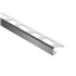 Baguette finition carrelage - protection et décoration des chants - Schlüter Schiene - Aluminium noir graphite - Haut. 10,00 MM x Long. 2,50 M