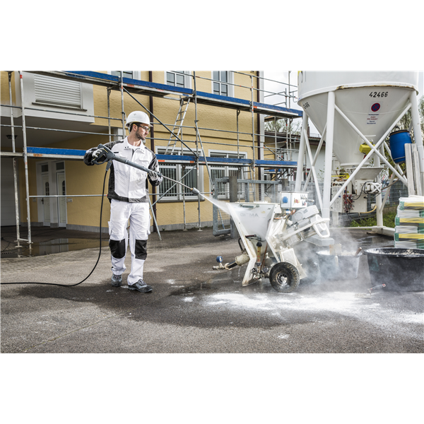 Nettoyeur haute pression eau chaude monophasé Karcher HDS 5/15 U+ avec Rotabuse - 230V - 150 bar - débit 450 litres/heure