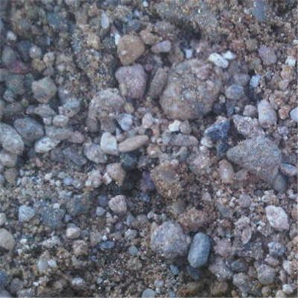 Sable-gravier alluvionnaire roulé lavé 0/12 mm Godet 0,25 m³