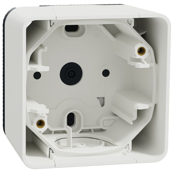 Boîtier pour 1 poste en saillie Schneider Mureva Styl - IP55 - IK08 - blanc RAL 9003