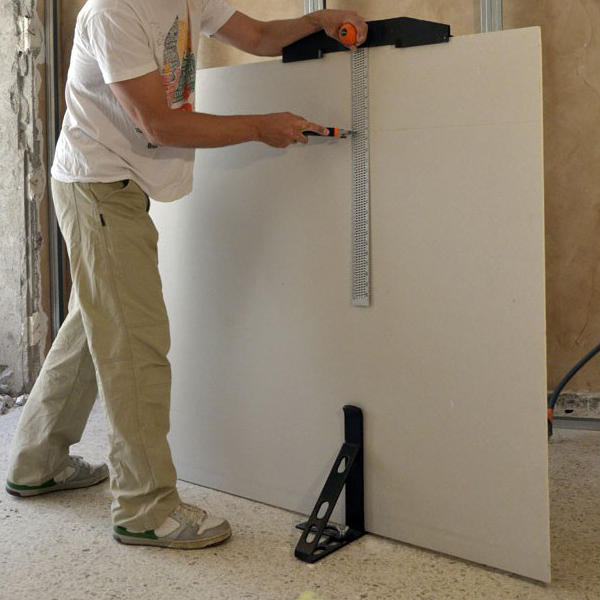 Règle à découper pour plaque de plâtre Edma 163155 - longueur max 62 cm