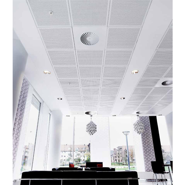 Dalle de plafond dépolluante - Gyptone Activ'Air Quattro 20 à Bords A (droits) - 600,0 MM x 600 MM - ép. 10,00 MM