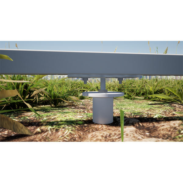 Connecteur réglable 3 directions Wood Basic-3D pour structure horizontale sur vis de fondation Weasyfix