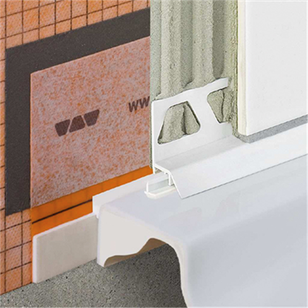 Capuchon de fermeture DILEX EK/AS20BW pour profilé de jonction Dilex AS20BW - Blanc brillant