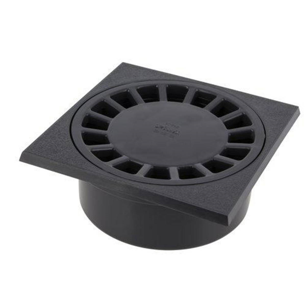 SIPHON COUR 150X150 SORTIES 40/50/63 GRIS F.