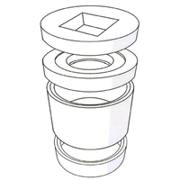 ELEMENT DROIT H30 SANS ECHELONS POUR REGARD BETON D800