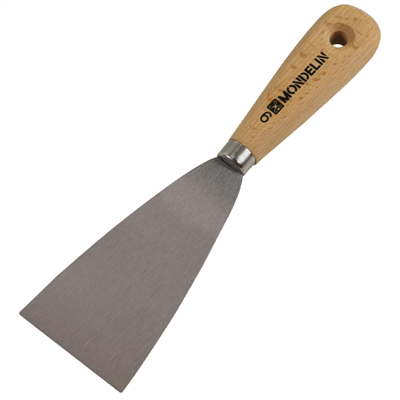 Couteau de peintre Mondelin 220080 - manche bois et  lame acier de largeur 8 cm