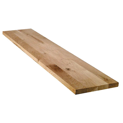 Tablette en chêne - bois massif lamellé collé - 2000,0 MM x 400 MM - ép. 18,00 MM