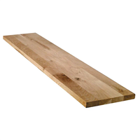 Tablette en chêne - bois massif lamellé collé - 2000,0 MM x 300 MM - ép. 18,00 MM