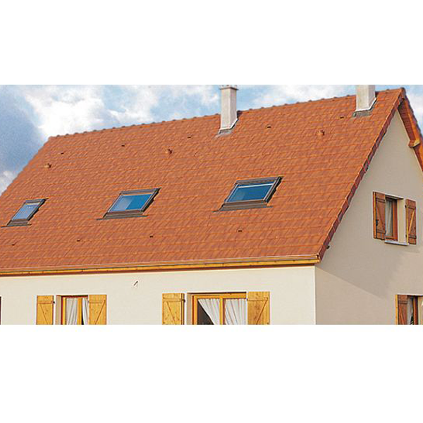 Tuile plate en terre cuite HP 13 Évolutive Huguenot - Flammé rustique